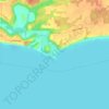 Mappa topografica Port Bruce, altitudine, rilievo