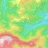 Mappa topografica Conduzorgues, altitudine, rilievo
