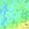 Mappa topografica Moustoir-Lorho, altitudine, rilievo