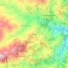 Mappa topografica Tropico, altitudine, rilievo