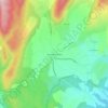 Mappa topografica Le Rocher d'Ongles, altitudine, rilievo