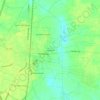 Mappa topografica Deerfield, altitudine, rilievo