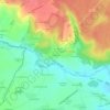 Mappa topografica Le Charme, altitudine, rilievo