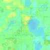 Mappa topografica Winsted, altitudine, rilievo