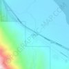 Mappa topografica McGee Creek, altitudine, rilievo