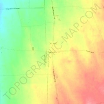 Mappa topografica Scipioville, altitudine, rilievo