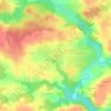 Mappa topografica La Billais, altitudine, rilievo