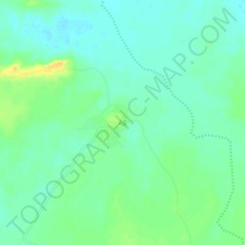 Mappa topografica Gedi, altitudine, rilievo