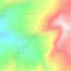 Mappa topografica Sumapaz, altitudine, rilievo
