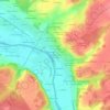 Mappa topografica L'Enfer, altitudine, rilievo