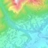 Mappa topografica Lasen, altitudine, rilievo