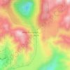 Mappa topografica Guanaquero, altitudine, rilievo