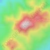 Mappa topografica Mount Balut, altitudine, rilievo