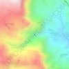 Mappa topografica Pongas Falls, altitudine, rilievo