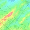Mappa topografica Timberlake, altitudine, rilievo