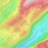 Mappa topografica Le Bois Vert, altitudine, rilievo