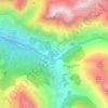 Mappa topografica Bayasse, altitudine, rilievo