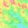Mappa topografica Le Claux, altitudine, rilievo