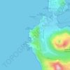 Mappa topografica Lentia, altitudine, rilievo