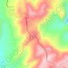 Mappa topografica Treasure Mountain, altitudine, rilievo