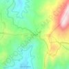 Mappa topografica El Crucero, altitudine, rilievo