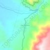 Mappa topografica Nuevo San Martin, altitudine, rilievo