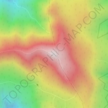 Mappa topografica Mount Hamiguitan, altitudine, rilievo