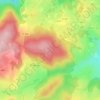 Mappa topografica La Siaugue, altitudine, rilievo
