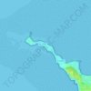 Mappa topografica Pointe de la Fumée, altitudine, rilievo