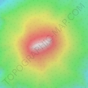 Mappa topografica Phu Tho, altitudine, rilievo