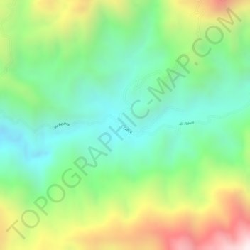 Mappa topografica BETANIA, altitudine, rilievo
