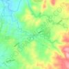 Mappa topografica Kaybanban, altitudine, rilievo