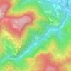 Mappa topografica Busdagno, altitudine, rilievo