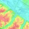 Mappa topografica Les Bernardines, altitudine, rilievo
