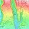 Mappa topografica Ilet à Diable, altitudine, rilievo