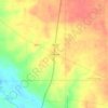 Mappa topografica Shenandoah, altitudine, rilievo
