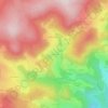 Mappa topografica Le Verniol, altitudine, rilievo
