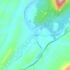 Mappa topografica Fort Littleton, altitudine, rilievo