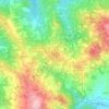Mappa topografica Pometo, altitudine, rilievo