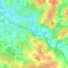 Mappa topografica Heurtebise, altitudine, rilievo