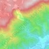 Mappa topografica Langlade, altitudine, rilievo