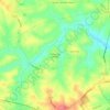 Mappa topografica Northwood Heights, altitudine, rilievo