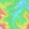 Mappa topografica Tetto Cace, altitudine, rilievo
