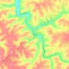 Mappa topografica Million, altitudine, rilievo