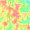 Mappa topografica Northvue, altitudine, rilievo