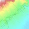 Mappa topografica El Espino, altitudine, rilievo