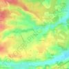 Mappa topografica Les Morets, altitudine, rilievo