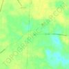 Mappa topografica Call, altitudine, rilievo