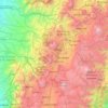 Mappa topografica Chillogallo, altitudine, rilievo