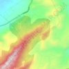 Mappa topografica Tilata, altitudine, rilievo